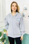 158951 Kapsonlu Sardonlu Sweatshirt